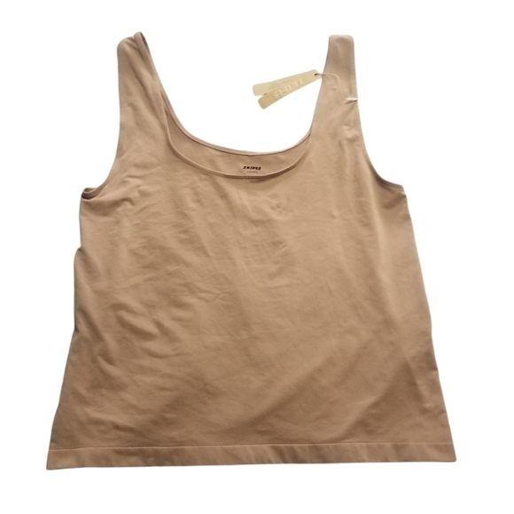 Skims Soft Smoothing Tank Top Shirt Sienna Tan 4X NWT - Picture 2 of 6